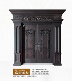 2021康神大门KS-Z2202富贵添寿