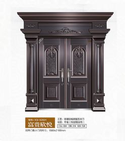 2021康神大门KS-X2301富贵欣悦